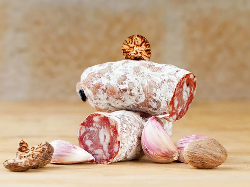 Brandt & Levie Cured Sausage with garlic and Nutmeg