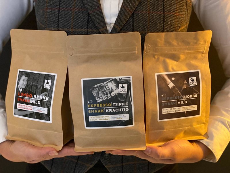 Post-Plaza Hotel & Grand café Koffiebonen - "Wobbe" een milde blend