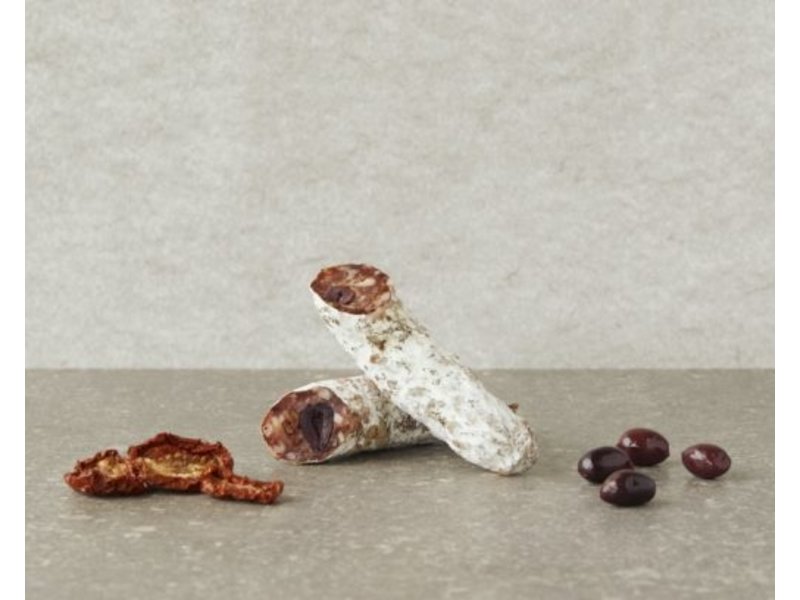 Brandt & Levie Wurst mit Sonnentomate und schwarze Olive