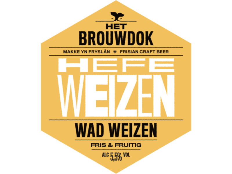 Het Brouwdok 'Wad Weizen' | Hefeweizen | 5,5%