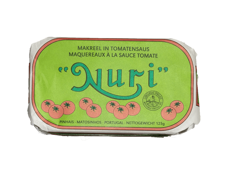 Nuri Makrele in Tomatensauce