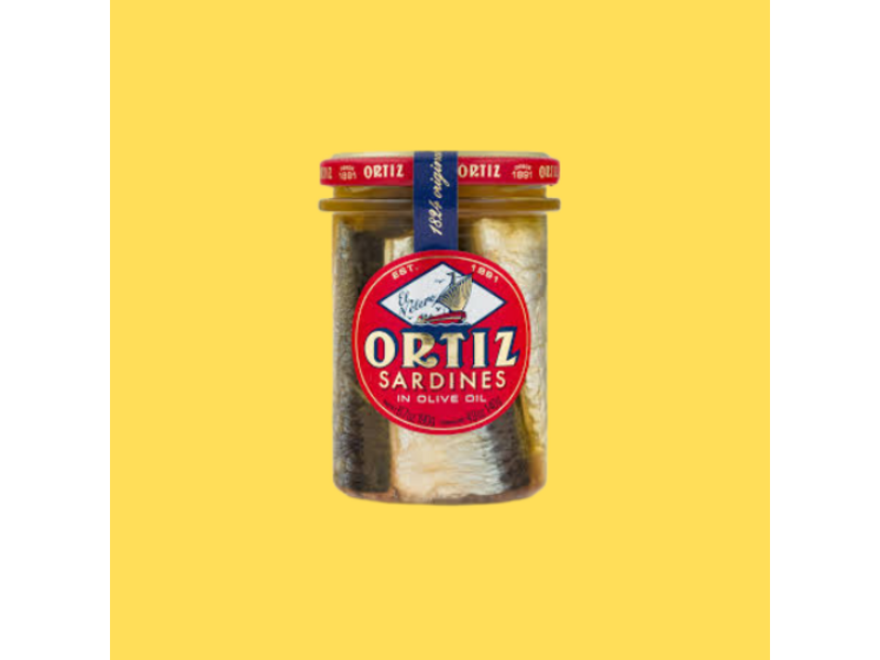 Ortiz Sardines a la Antigua in olive oil with salt - 190gr