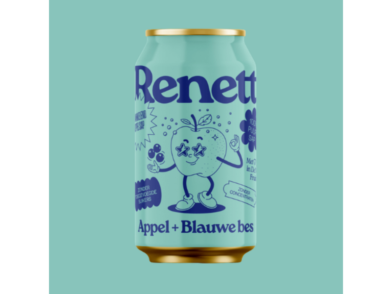Renett Appel-Blauwe Bes