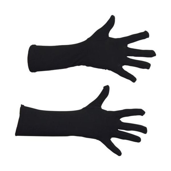 Concentratie Vervoer hoofd Zwarte Lange handschoenen 40cm - Feestperpost