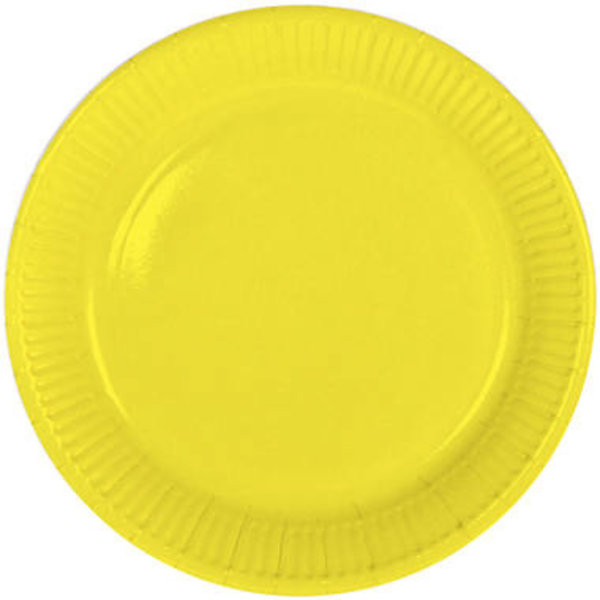 8x Gele Bordjes Borden - Feestperpost
