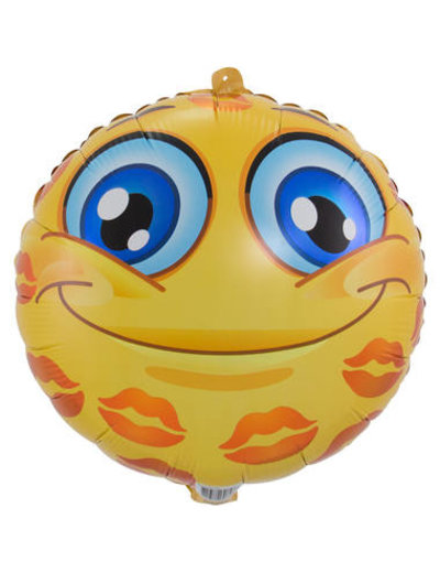  Folieballon Emoticon Kisses - 45cm
