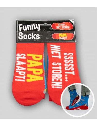 Sokken Funny Socks - Niet Storen Papa