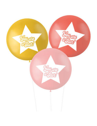  Ballonnen XL You are a Star Colour - 3stk