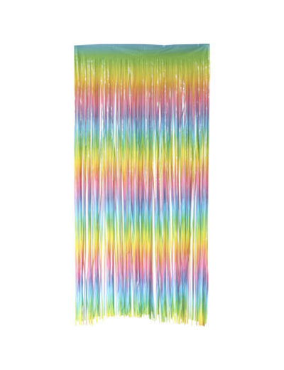 versiering Deurgordijn Pastel Ombre Rainbow
