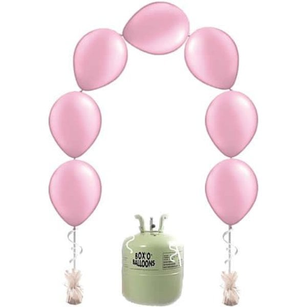 Wegwerp Helium Cilinder met Link-o-loons knoopballonnen Ballonboog Feestperpost