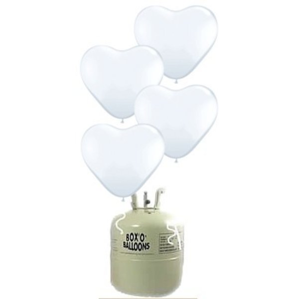 Verminderen Kansen transactie Romantisch Helium Ballonpakket Fles met Hartjes Ballonnen - Feestperpost