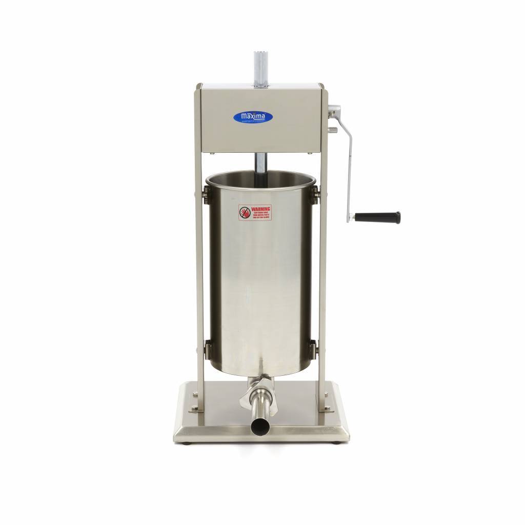 Sausage Filler 15L Vertical Stainless Steel 4 Filling Tubes