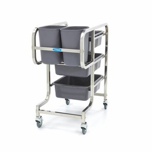 Maxima Cleaning Trolley Including 5 Bins