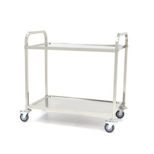 Maxima Stainless Steel Serving Trolley 2