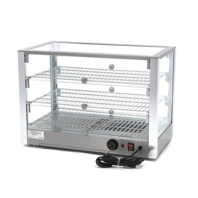 Maxima Stainless Steel Hot Display - 3 Levels - 70 cm - 115L