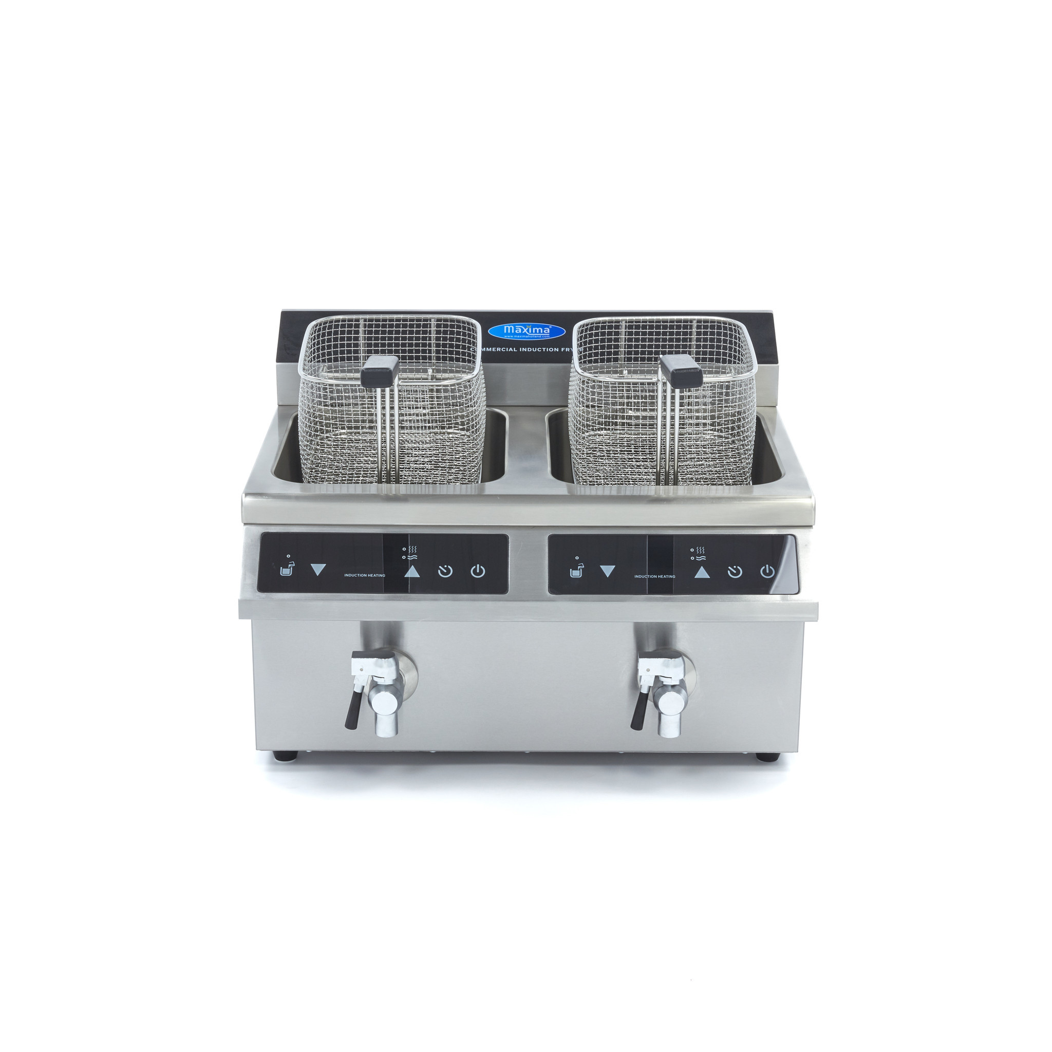 Induction Fryer / Induction Deep Fryer 2 x 8L with Faucet Maxima Holland