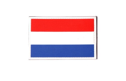 Nederlandse Vlag PVC Patch