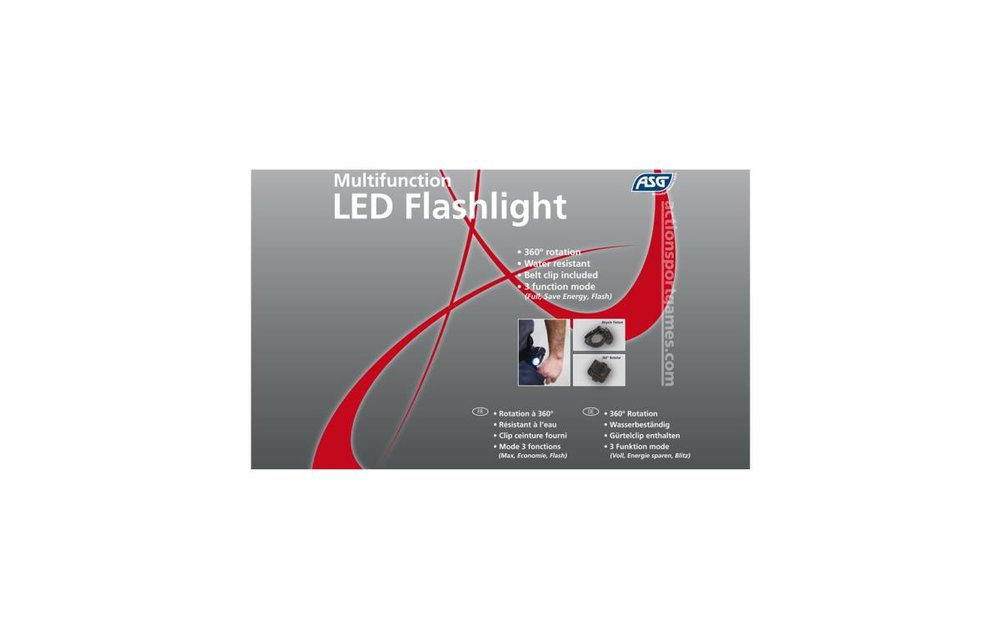Flashlight (3W LED Multifunction)