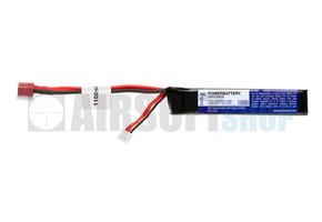 LiPo 7.4V 1100mAh 15C Stick Type (Deans)