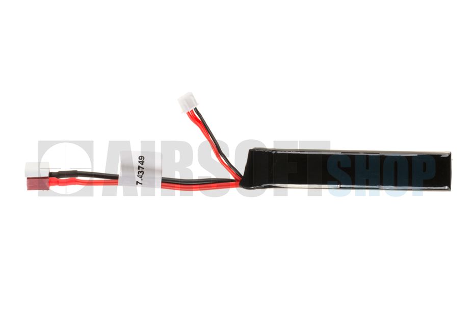 LiPo 7.4V 1100mAh 15C Stick Type (Deans)