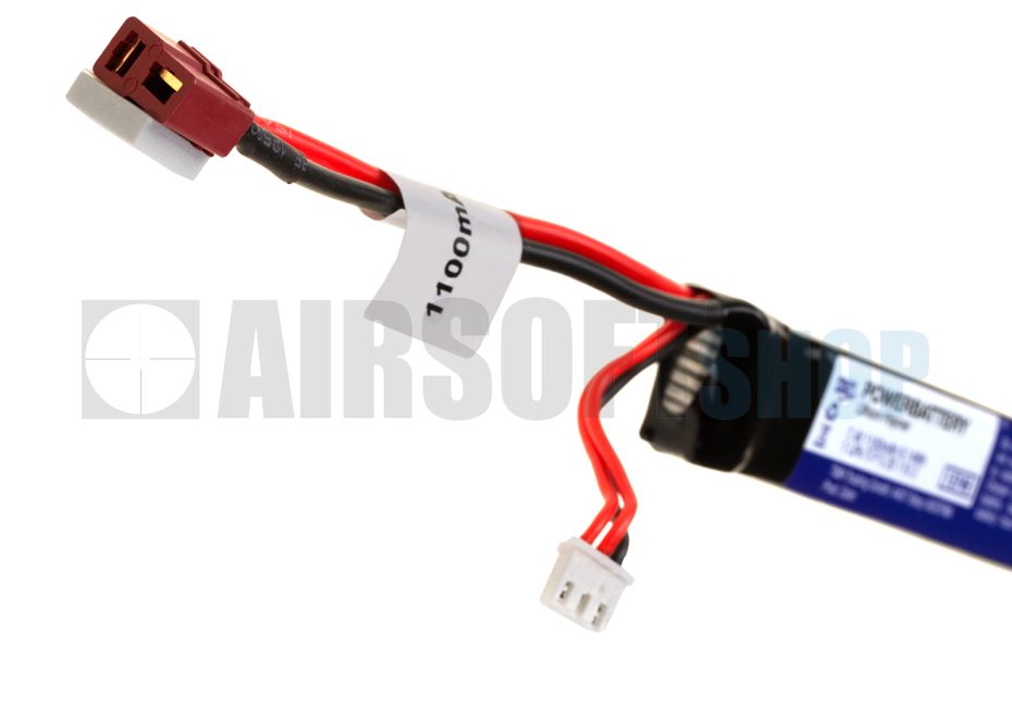 LiPo 7.4V 1100mAh 15C Stick Type (Deans)