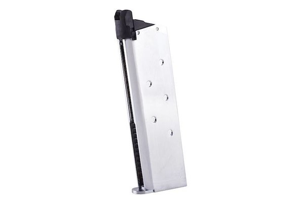 M1911 Government Chrome Stainless GBB Mag