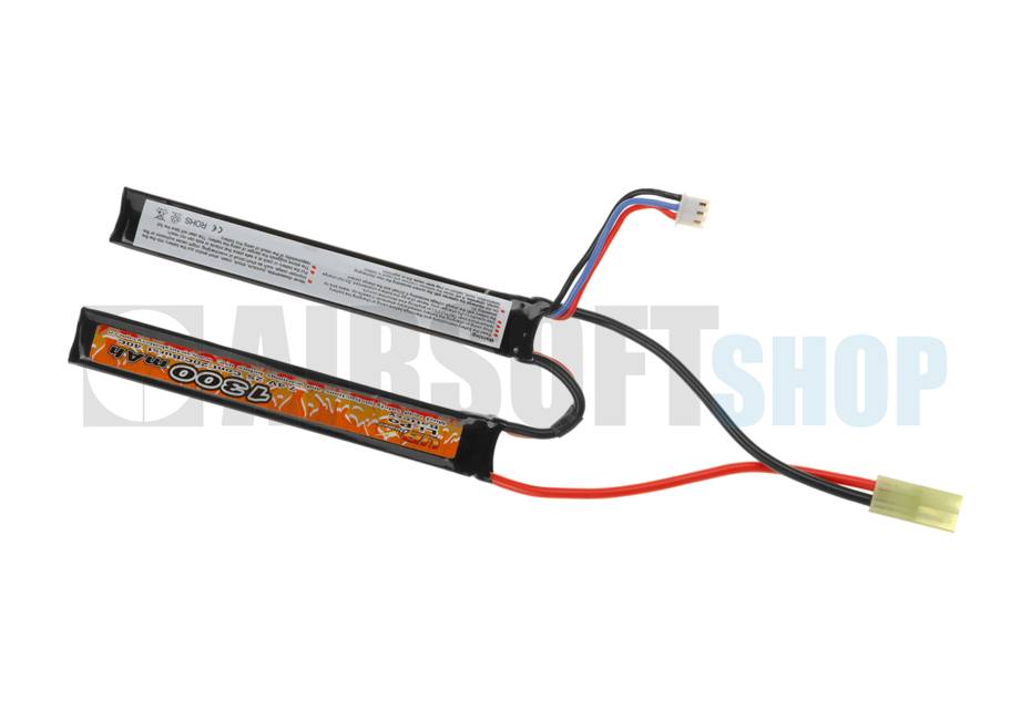LiPo 7.4V 1300mAh 20C Nunchuck Type