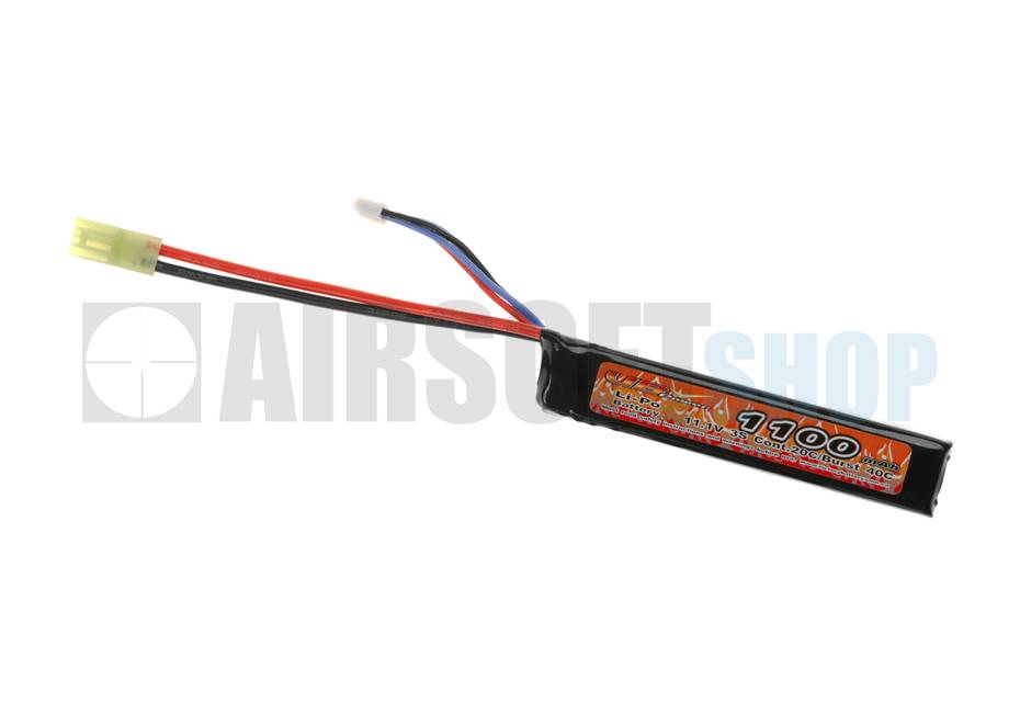 LiPo 11.1V 1100mAh 20C Stick Type