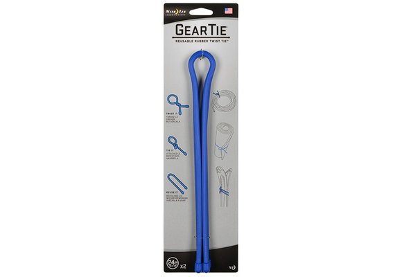 Gear Tie 24" 2Pack (Blue)