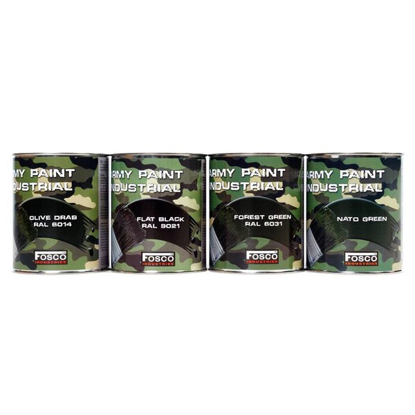 Verf Blik Flat Black 1liter