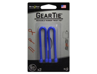 Gear Tie 6" 2Pack (Blue)