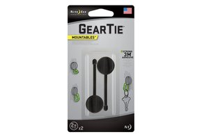 Gear Tie Mountables 2" 2Pack (Black)