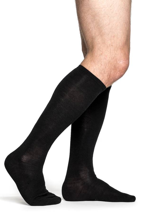 Liner Knee-High Socks (Black)