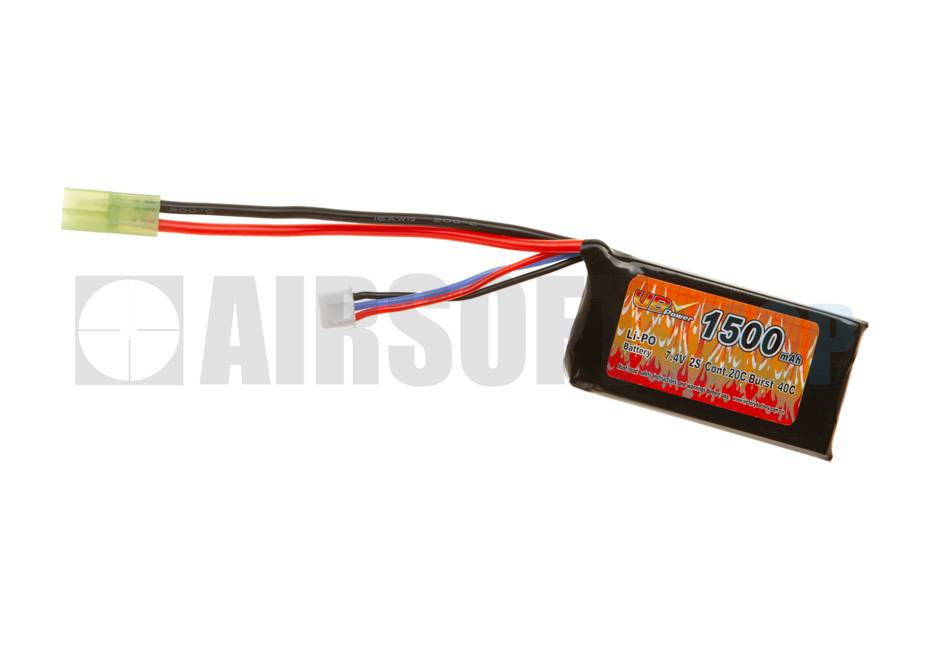 LiPo 7.4V 1500mAh 20C Mini Type (Tamiya)