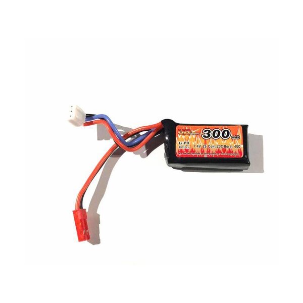 FCU 7.4V 300mAh HPA LiPo Battery