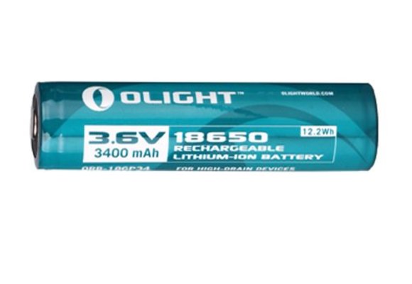 3.6V Li-On Rechargeable Battery 18650 (3400mAh)