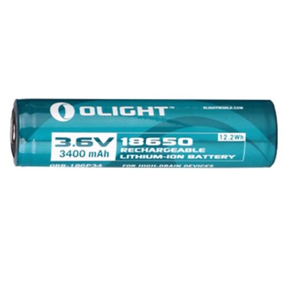 3.6V Li-On Rechargeable Battery 18650 (3400mAh)