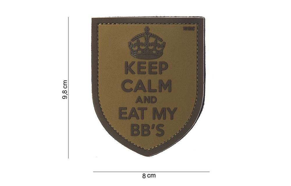 Keep Calm PVC Patch (Coyote)