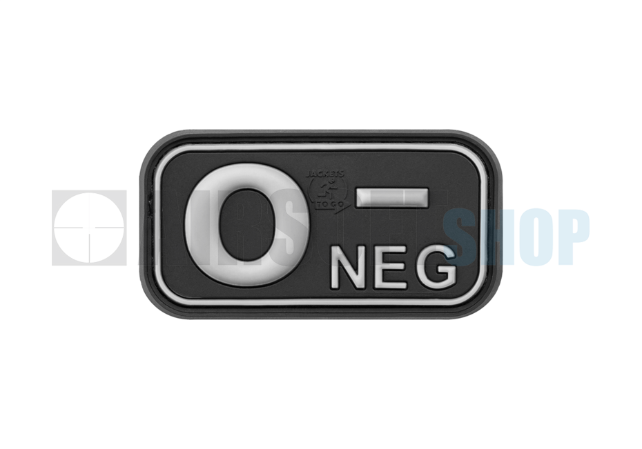 Bloodtype Rubber Patch O NEG (SWAT)