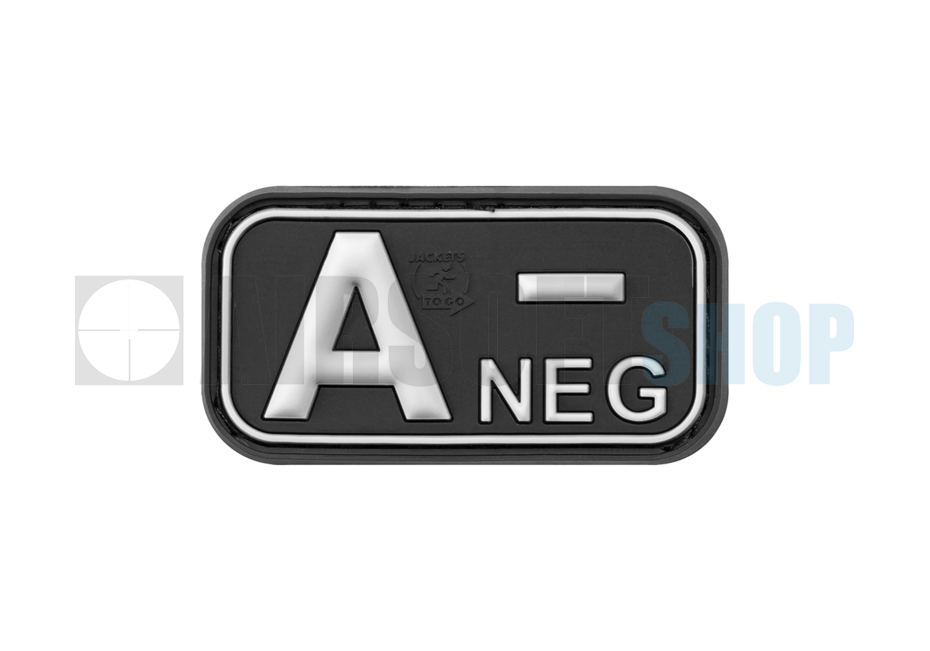 Bloodtype Rubber Patch A NEG (SWAT)