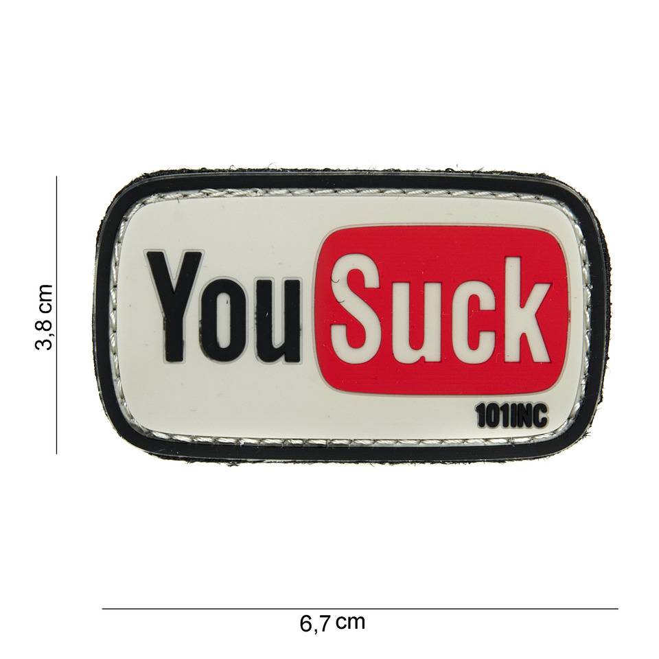 YouSuck PVC Patch (Color)