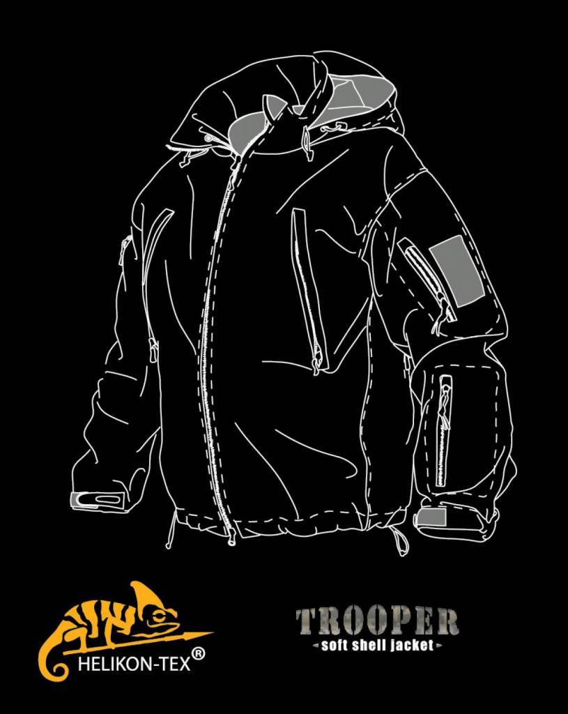 Trooper Soft Shell Jacket (Black)