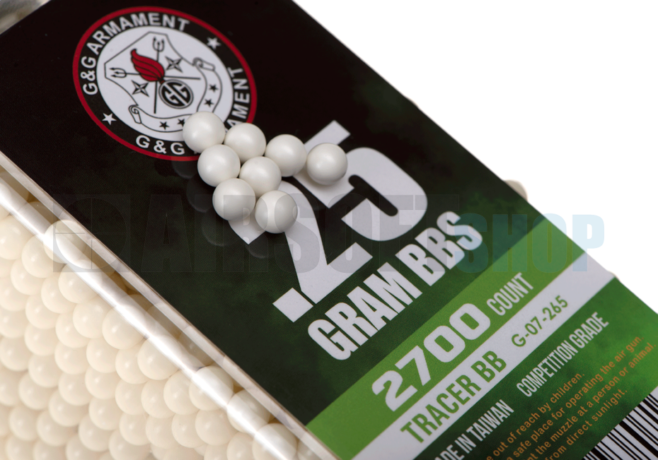 GREEN Tracer BB 0,25g (2700rds)