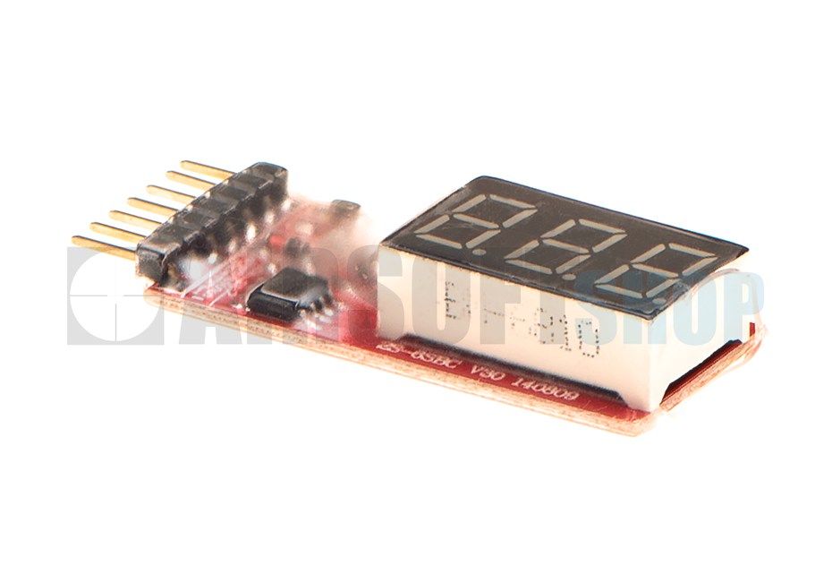 Simple Voltage Display 1-6S Lipo Voltage Meter