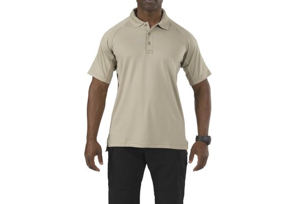 Performance Polo SS (Silver Tan)