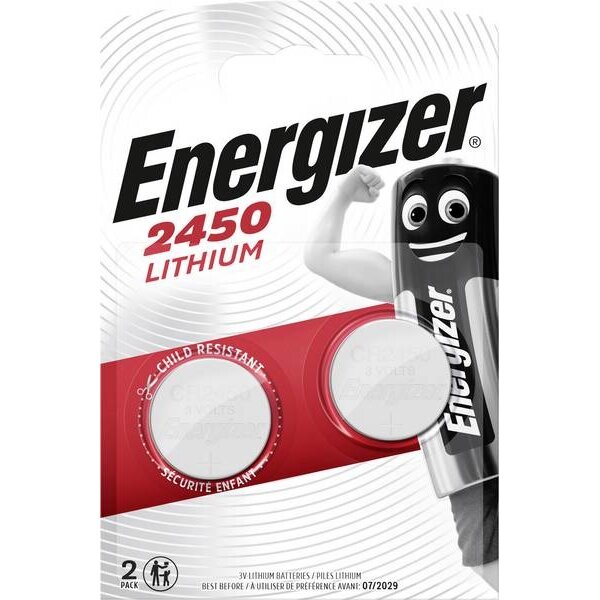 CR2450 Lithium 3V Batterij (2Pcs)