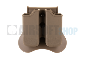 Double Mag Pouch for WE / KJW / TM 17/19 (Dark Earth)