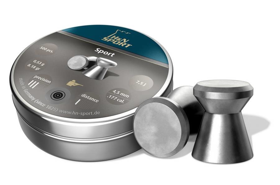 Sport 4.5mm Pellets 500pcs (0.53g)