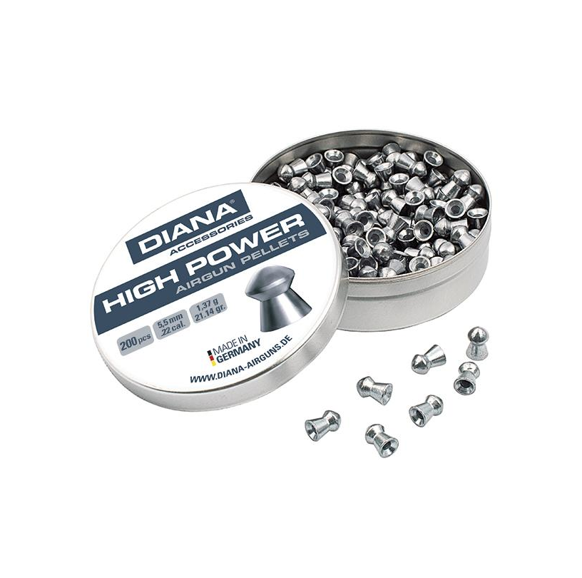 High Power 5.5mm Pellets 200pcs (1.37g)