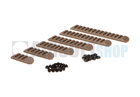 Keymod & M-LOK Rail Set 6-pack (Dark Earth)